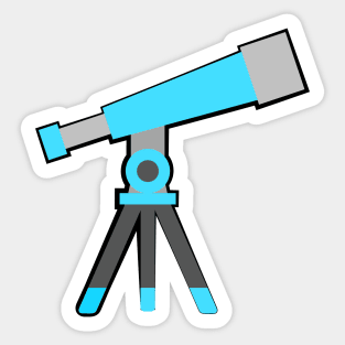 Telescope - Vector Illustration Sticker